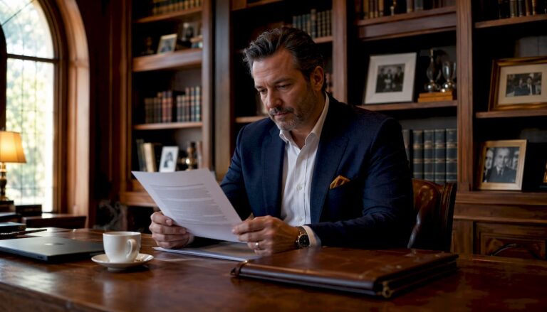 Business owner reviewing exit preparation timeline