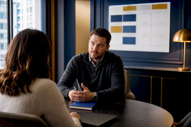 Manager conducting a structured onboarding one-on-one