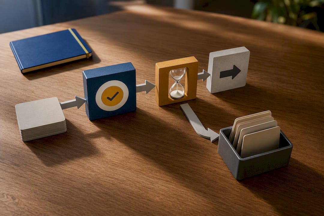 Illustration of meeting facilitation flow