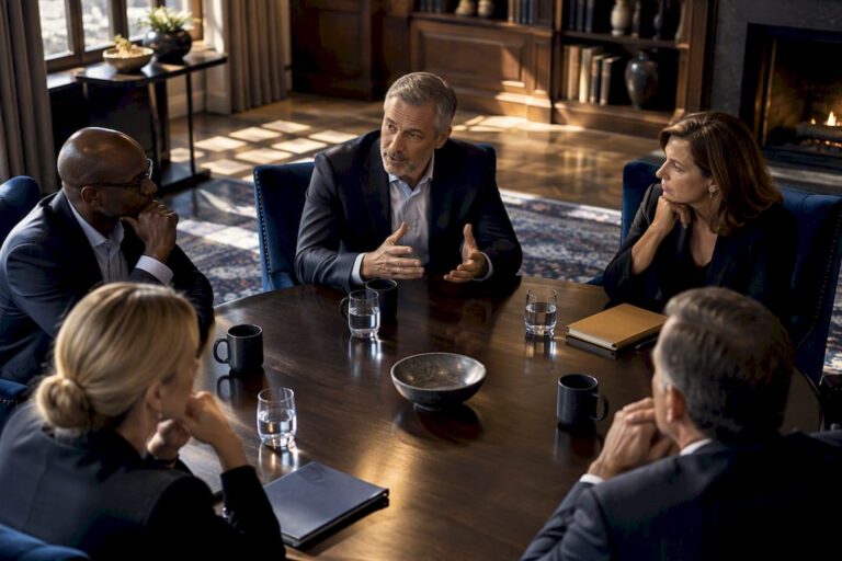 CEOs exchanging candid peer advice