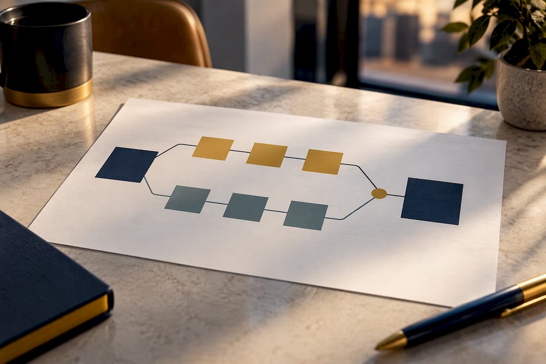 Two EBITDA calculation paths converging